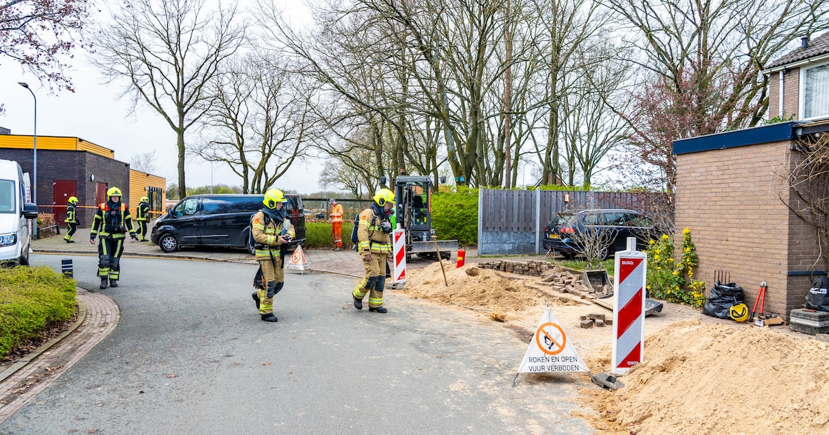 Gaslekkage in Ermelo, straat tijdelijk afgesloten