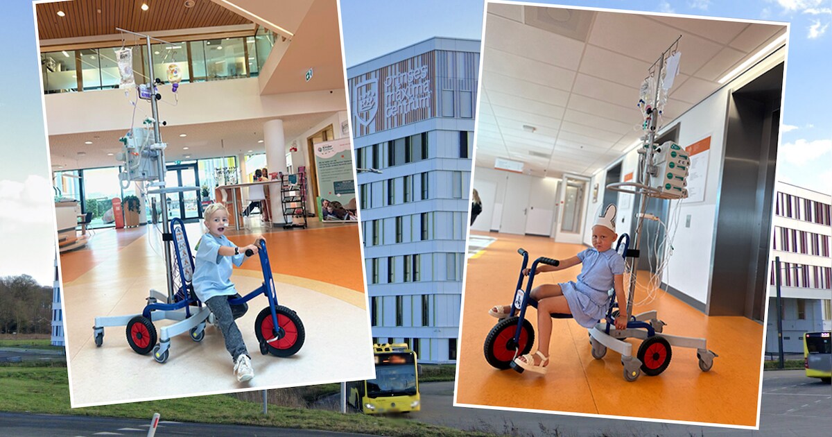 De infuusfiets van het Prinses Máxima Centrum is een hype: binnen- en ...