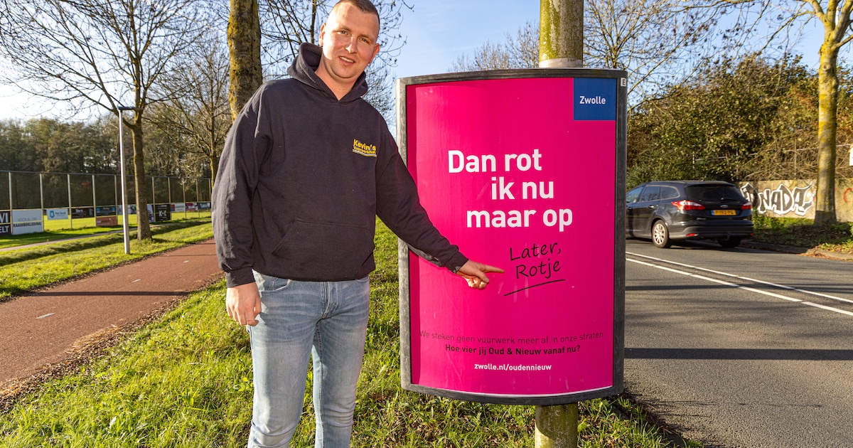 Opvallende borden in Zwolle met boodschap maken vuurwerkverkopers woest