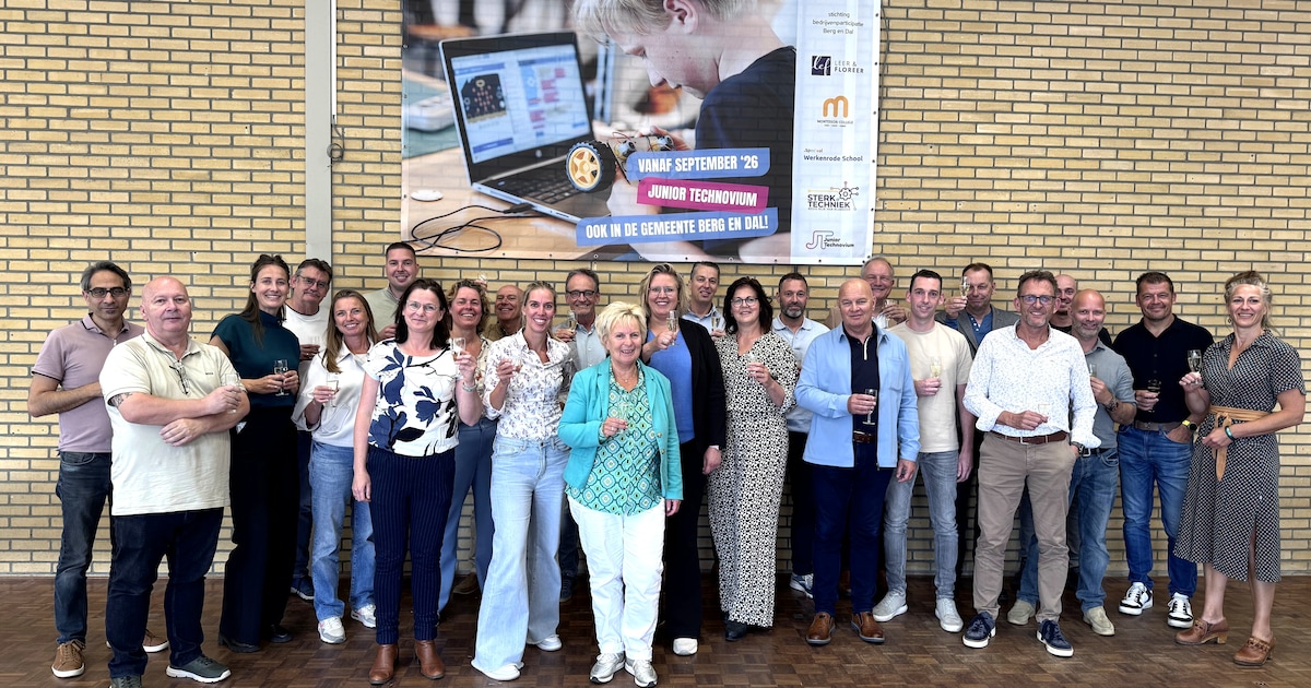 Het glas wordt geheven: Berg en Dal krijgt eigen Junior Technovium-locatie