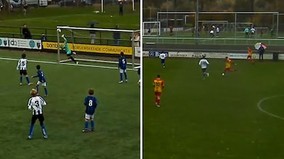 Moment van de Week in het amateurvoetbal komt van Sandro van Sportclub Rijssen