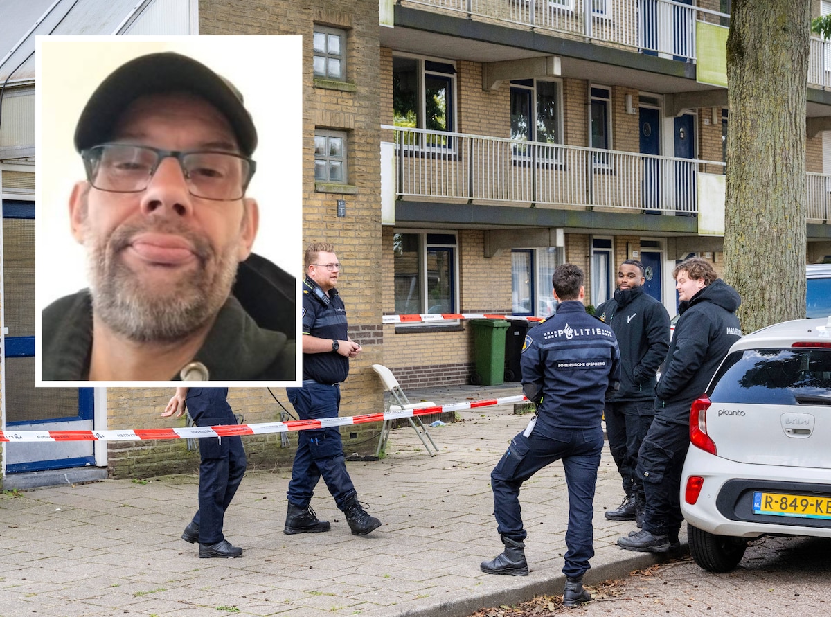 De politie deed de afgelopen dagen onderzoek in en rond de woning van de overleden flatbewoner. Inzet: slachtoffer Daniël.