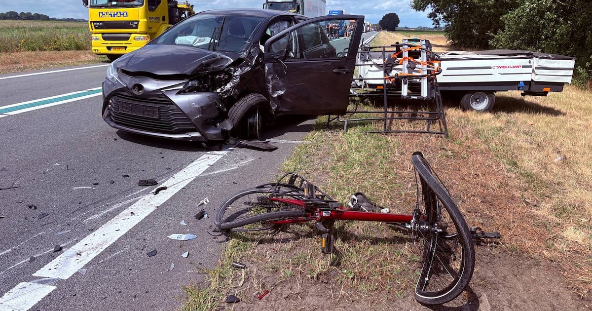 Drie auto’s betrokken bij ongeluk aan N36 bij Sibculo
