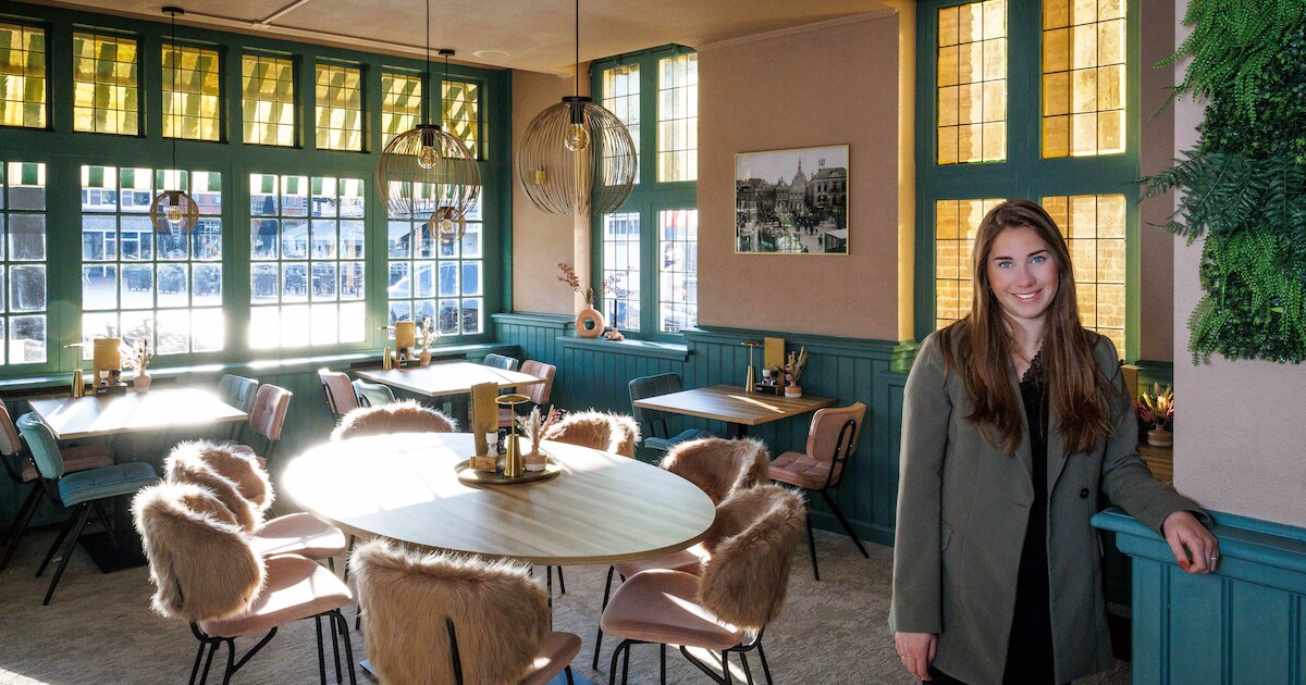 Dagmar (26) begint grand café in Steenwijk op haar favoriete plek: ‘Ik heb nu nog alle tijd’