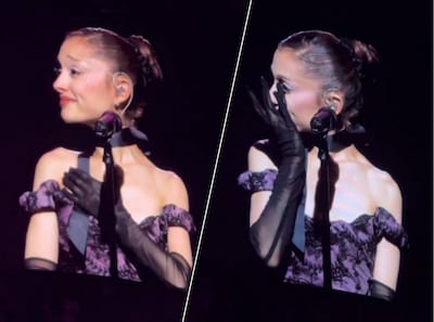 Ariana Grande in tranen tijdens eerste show in zeven jaar: ‘