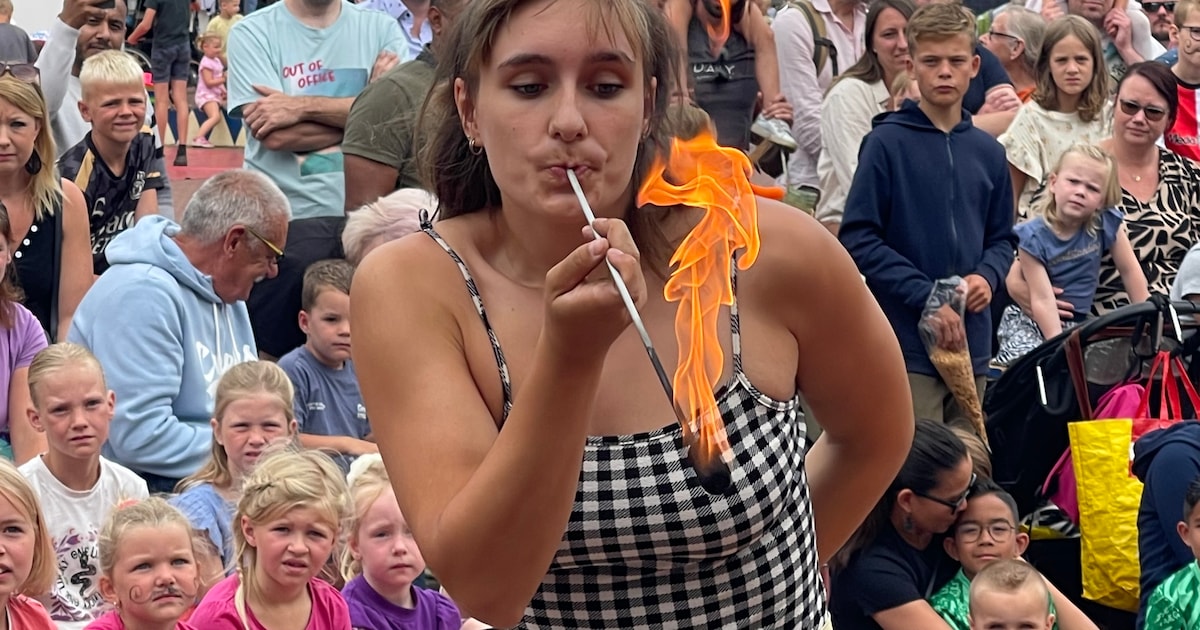 Circus en straattheater in Steenwijk tijdens Vestingfeesten