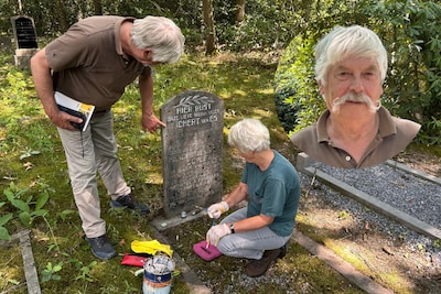 ‘Soms lig je plat op je buik op een graf’: André houdt begraafplaats Soerenseweg in ere
