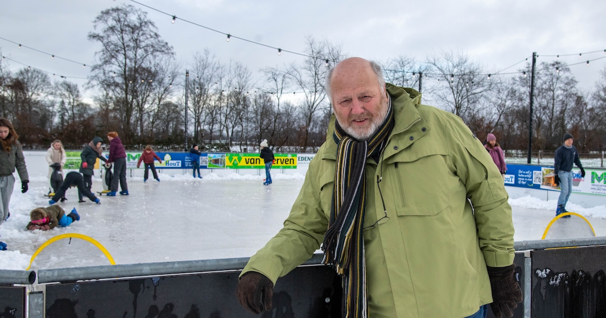 Ook als de vorst straks voorbij is, schaatsen ze in Oldebroek gewoon verder