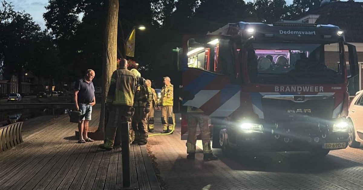 Brand in vuilnisbakken op Wisseling in Dedemsvaart