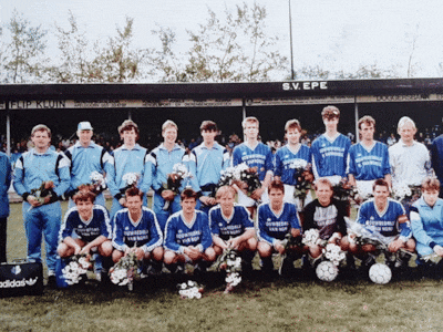 Wie heeft dit 40 jaar oude voetbalshirt van SV Epe nog? ‘We zitten met een tijdslimiet’