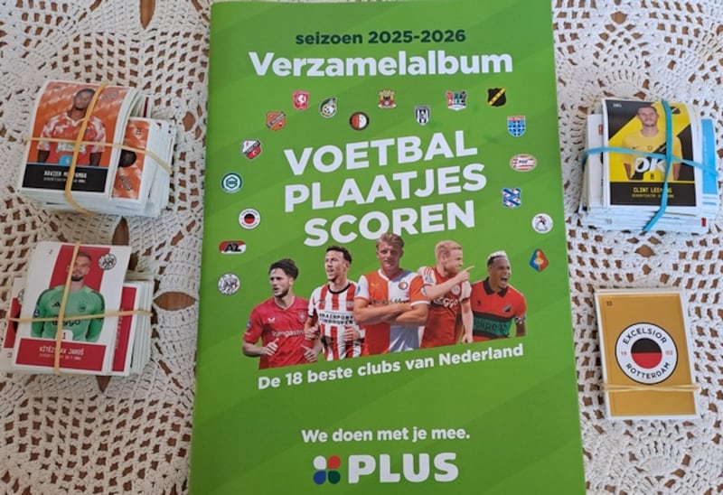 In Ermelo you can go for an empty collector's album and football pictures. 
