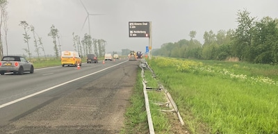 Ongeluk in Lelystad: rijstrook dicht op A6, half uur vertrag