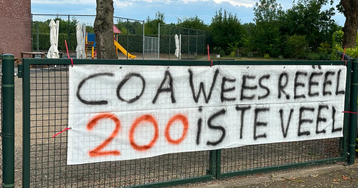‘Opvang oké, 200 nee’: Harreveld laat onvrede zien, maar statushoudersopvang komt er