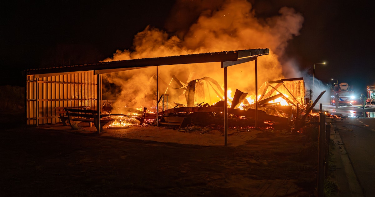 Clubgebouw hondenvereniging verwoest door brand in Zutphen