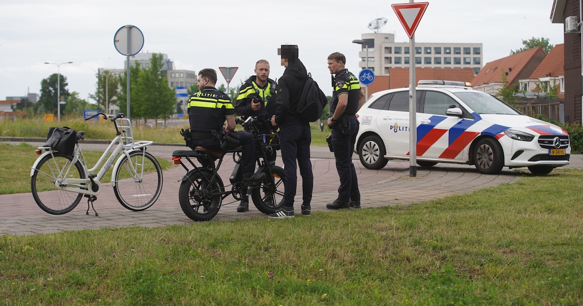 fatbike in beslag genomen na aanrijding.