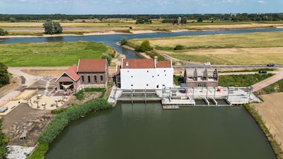 Twee jaar lang was dit gemaal één grote bouwput, maar nu is de renovatie klaar. En dat is nét op tij