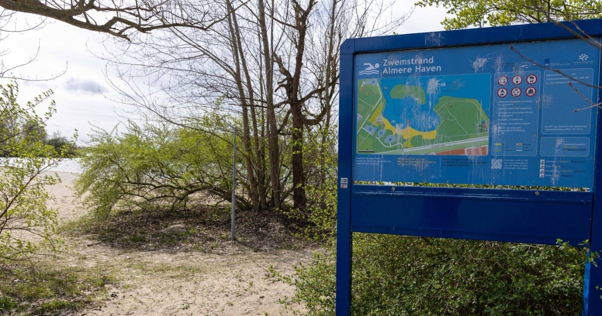 Lichaam aangespoeld bij Zwemstrand Almere-Haven: politie doet onderzoek