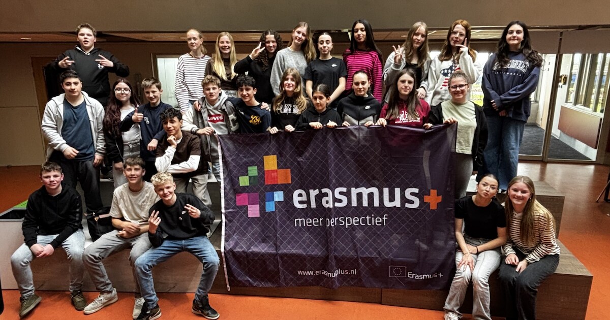 Italiaanse scholieren ontdekken Zwartsluis tijdens uitwisseling