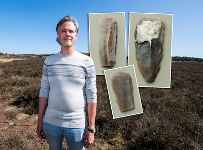Lukas vond 700 stukjes vuursteen op de hei, maar bij de rechter volgt voor hem een teleurstelling