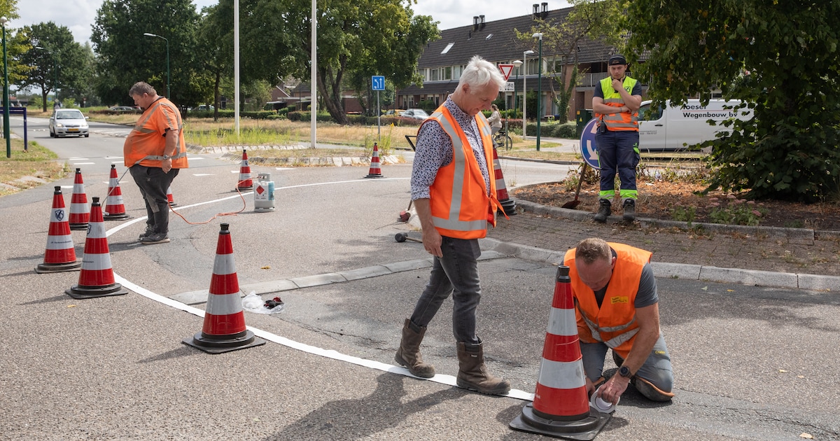 Beruchte rotonde op de Eemweg in Baarn wordt aangepakt