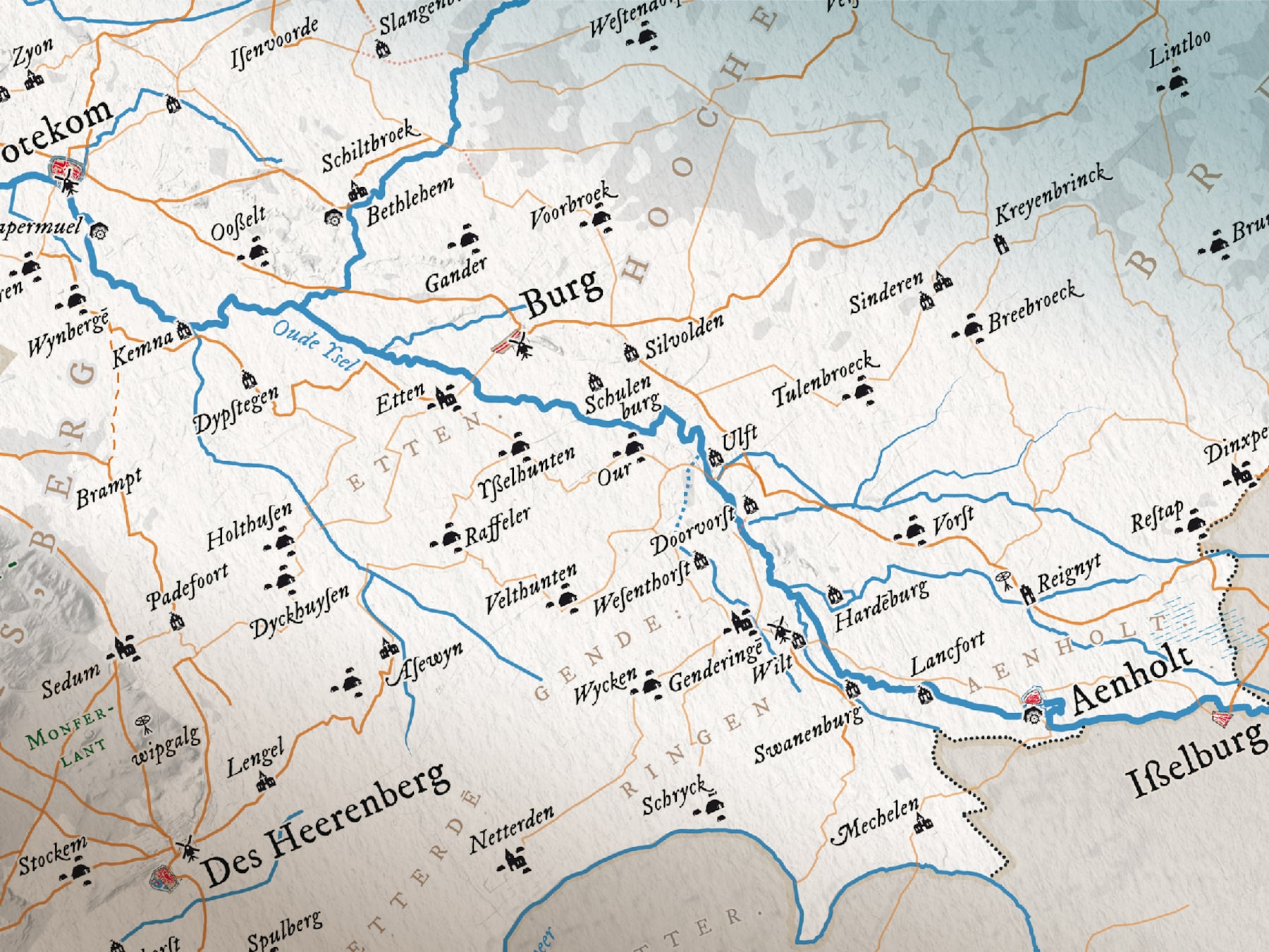 Arnhemmer Marcel Kuster genomineerd voor cartografiewedstrijd met kaart van de zeventiende-eeuwse Achterhoek en de Liemers