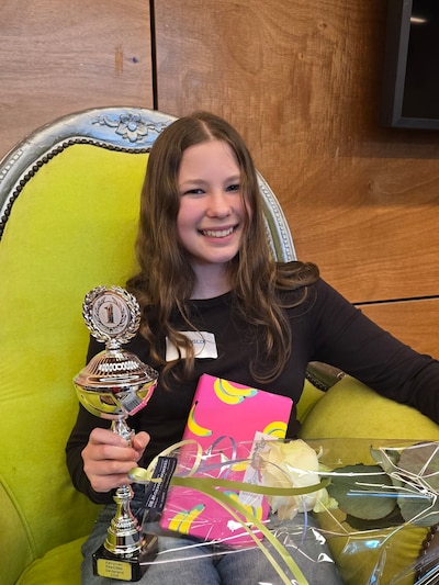 Deze brugklasser is de beste voorlezer van de hele provincie