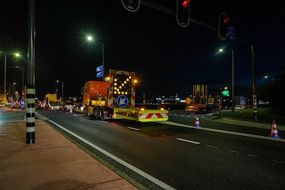 Forse schade na botsing op Berencamperweg in Nijkerk