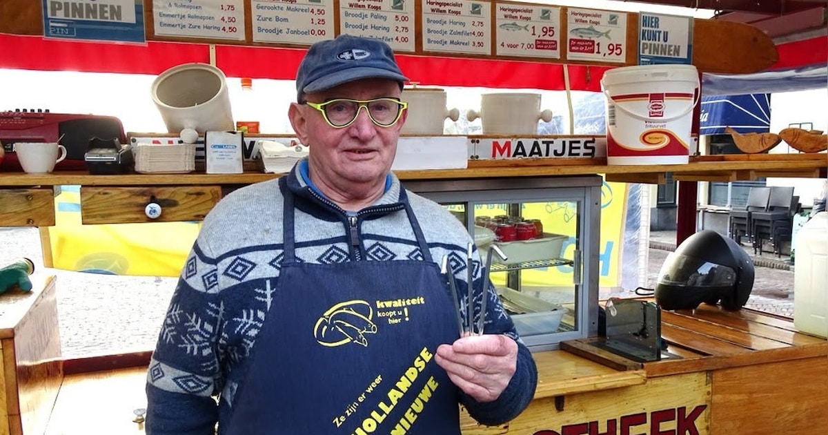 ‘Wippe’ verkoopt ruim dertig jaar haring op de Vischmarkt, dan breekt paniek uit om één zinnetje