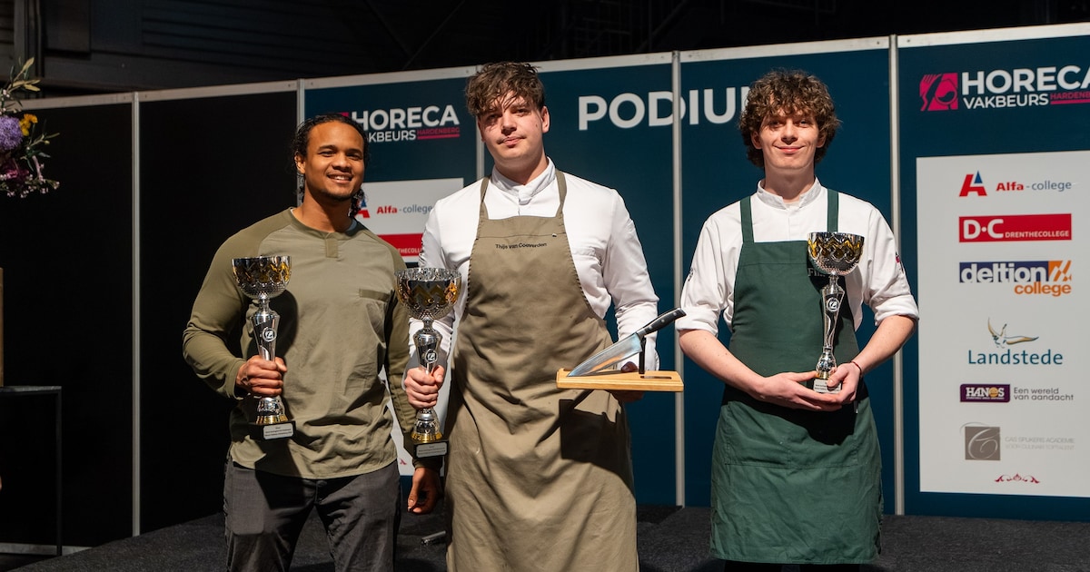 Thijs (20) uit Markelo valt in de prijzen op vakbeurs als beste leerling-kok