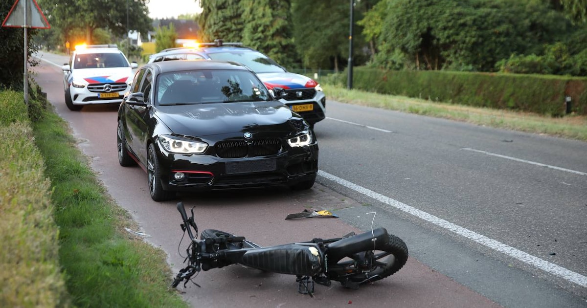 Bestuurder aangehou­den na aanrijding met fatbiker in Wenum Wiesel.