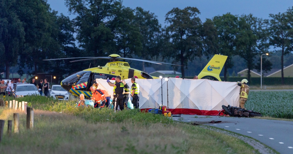 Zwaar ongeval met motorrijder in Bergentheim.