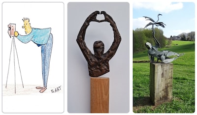 Inwoners beslissen: welk kunstwerk komt er dit jaar op de wisselsokkel in Hoevelaken