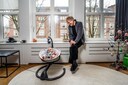 Thomas Rosenboom met zijn dochtertje Anne.