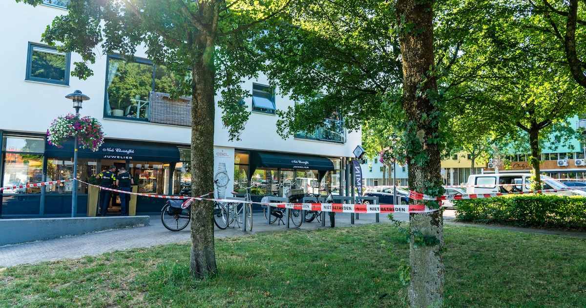 Drie overvallers slaan met hamers vitrines kapot bij juwelier in Zeewolde en gaan ervandoor met dure