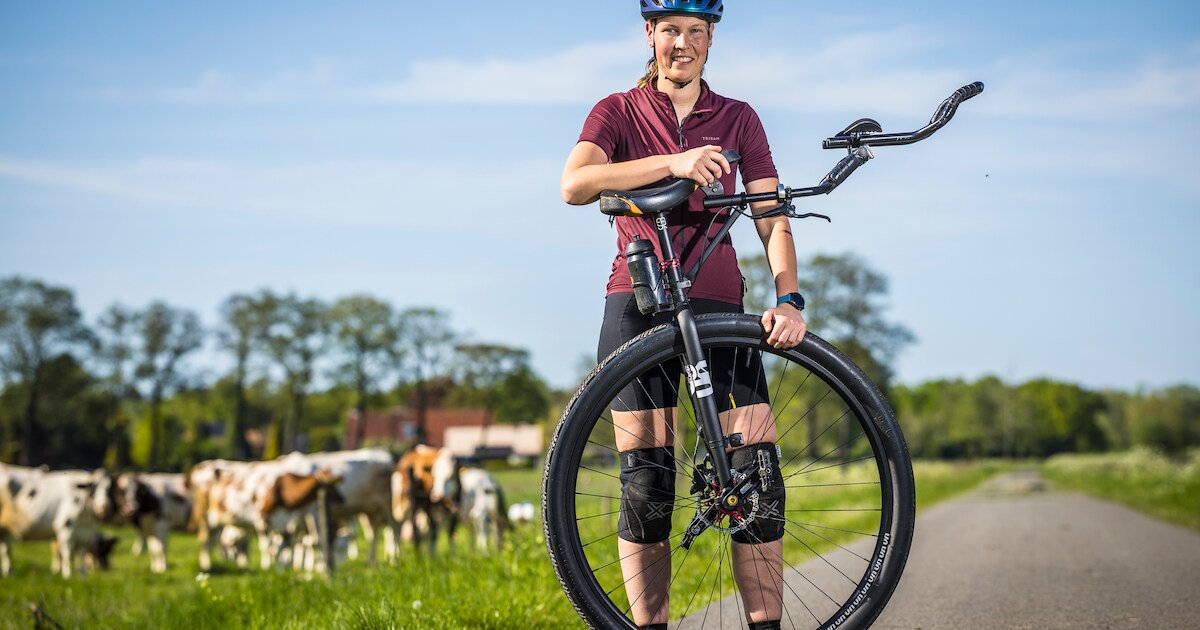 Wereldkampioene eenwielerrijden Lisanne uit Wapenveld doet recordpoging: 313 kilometer of meer
