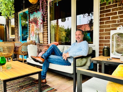 Onthaasten in de tuin van Jeroen (47): ‘Altijd een vakantiegevoel’