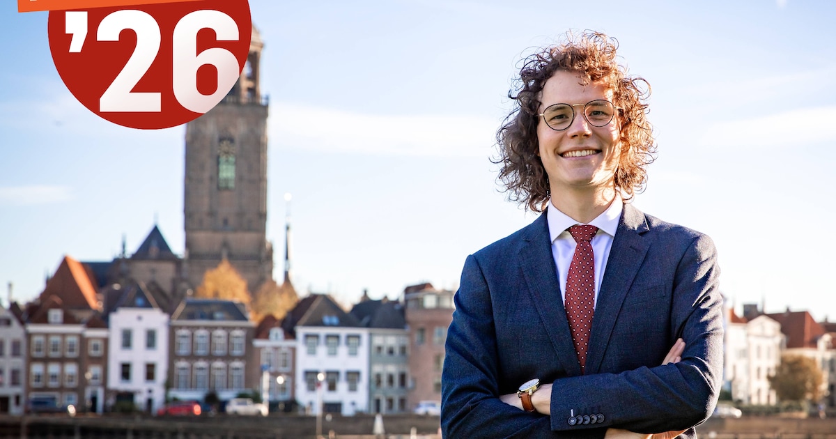 Justin den Harder is lijsttrekker van ChristenUnie in Deventer: ‘Deventer voelde al snel als thuis’