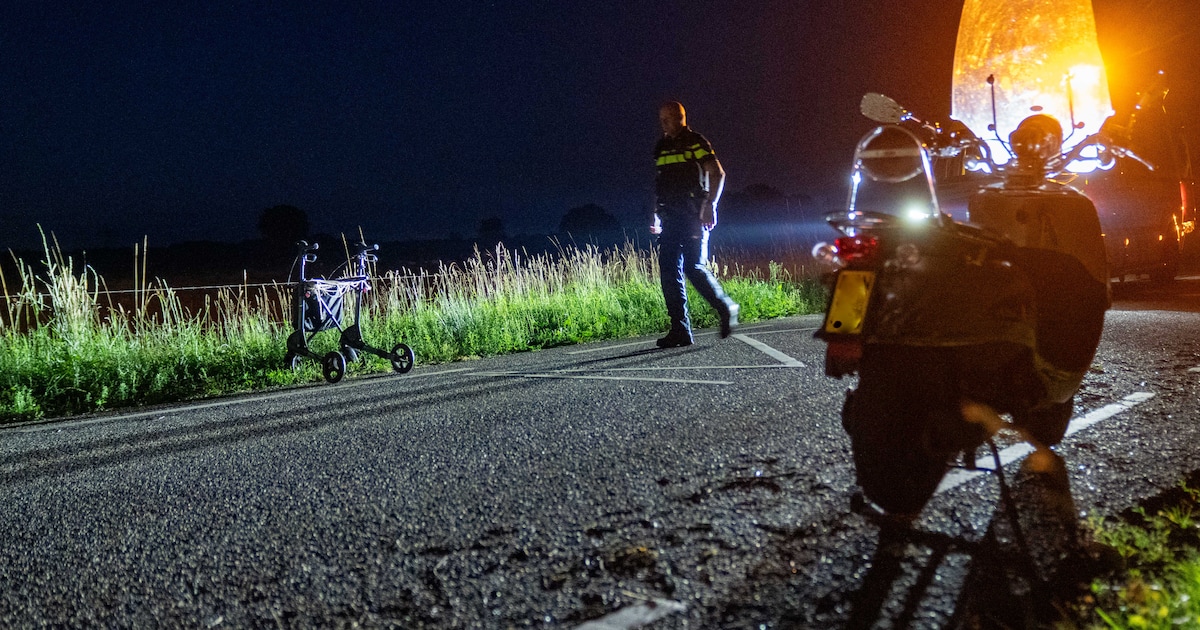 Man met rollator raakt gewond na aanrijding met scooter in Olst