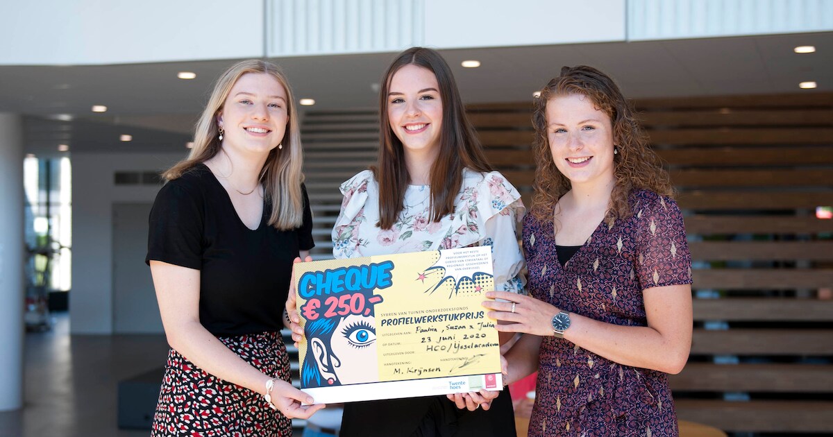 Drie meiden uit Luttenberg duiken in kerkelijk leven van hun dorp en winnen prijs voor werkstuk