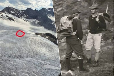 نمساوي يستعيد ممتلكاته المفقودة بعد 63 عاماً من ضياعها فوق نهر جليدي