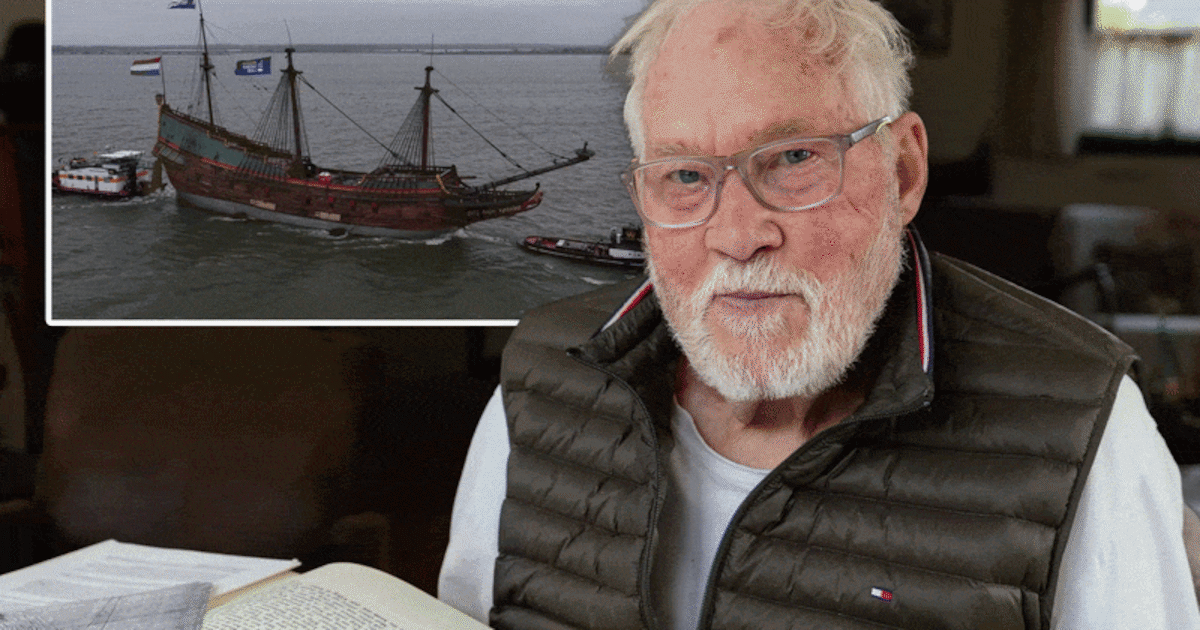 Willem (86) bouwde de Batavia met eigen handen en het werd bijna zijn dood: ‘Was het allemaal waard’