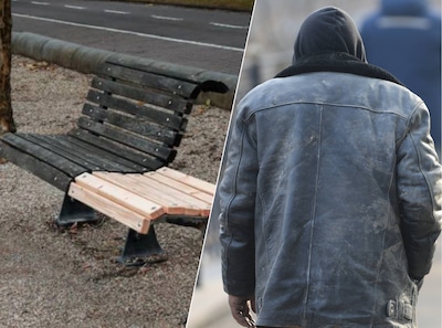 Student Chaya verlengt stiekem houten bankje voor daklozen: ‘Op 1,20 meter kun je niet goed liggen’