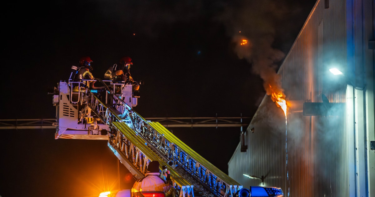 Machine en afzuiging vatten vlam in plasticbedrijf in Zeewolde