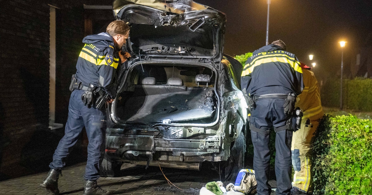 Voertuigbrand op oprit bij huis in Zutphen, brandstichting niet uitgesloten