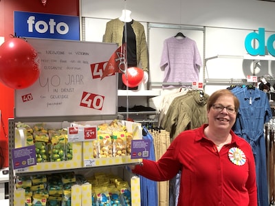 Robijnen jubileum voor ‘HEMA-Ingrid’