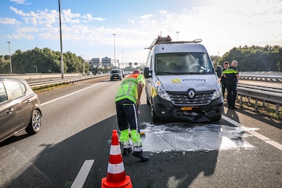 Vier voertuigen botsen op A28 bij Amersfoort: linkerrijstrook dicht in avondspits