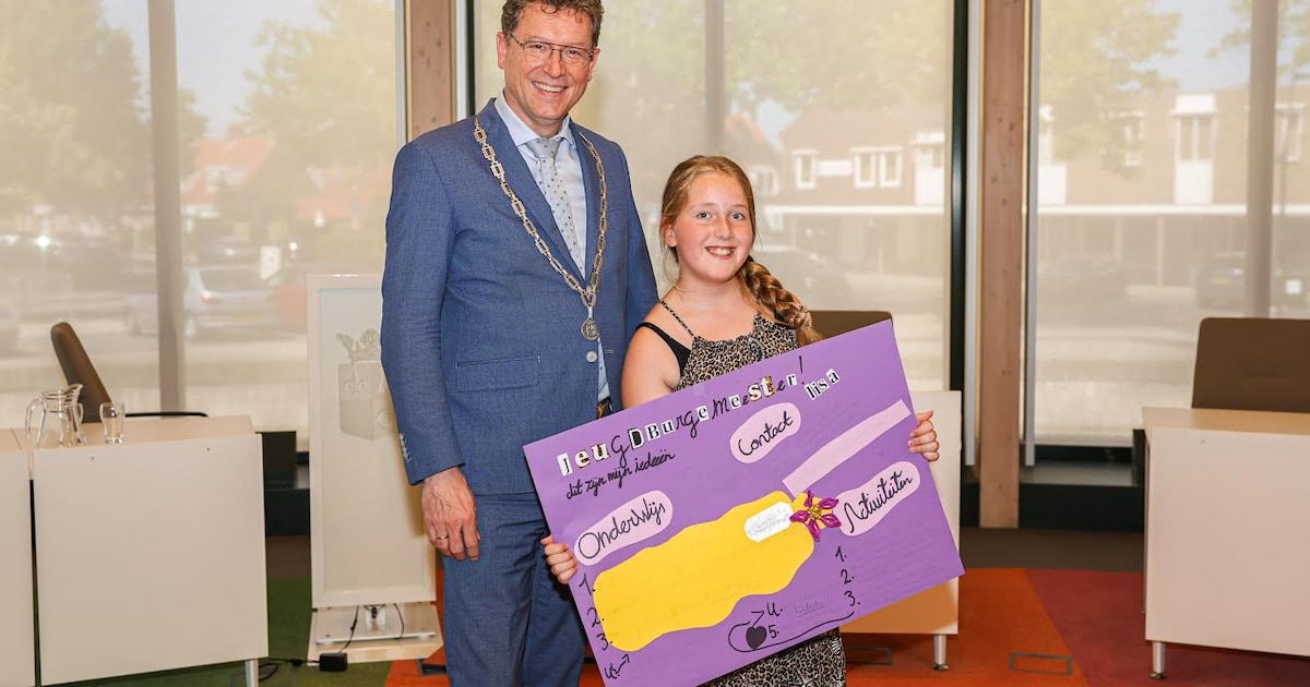 Lisa Brand is de nieuwe jeugdburgemeester van Noordoostpolder
