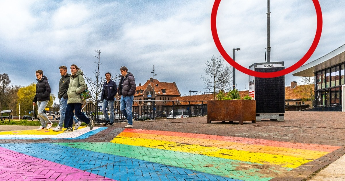 Camera moet nieuwe bekladding van regenboogpad in Deventer voorkomen