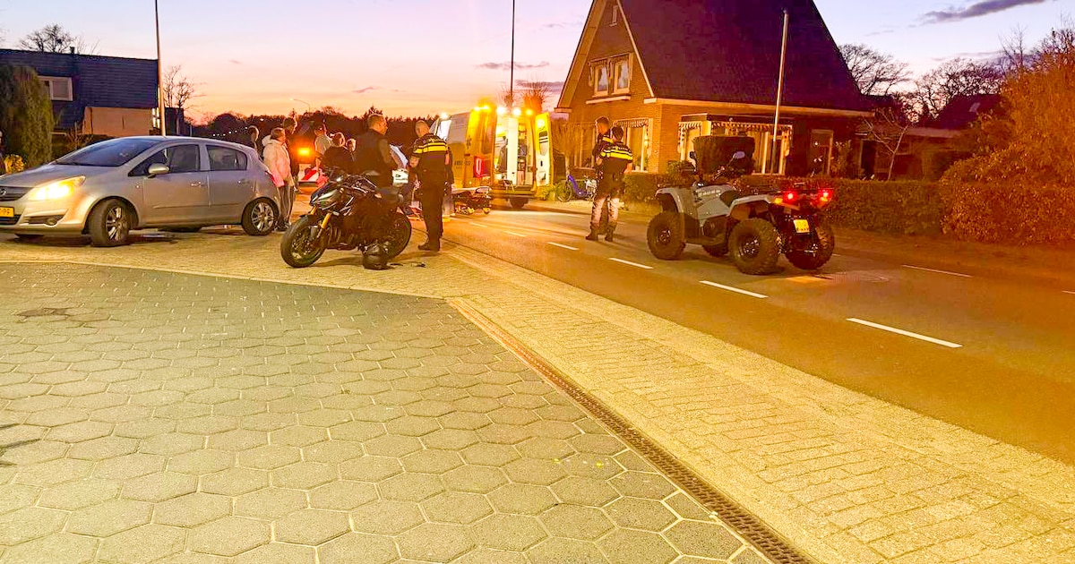 Motorrijder gewond na botsing met auto in Hoenderloo