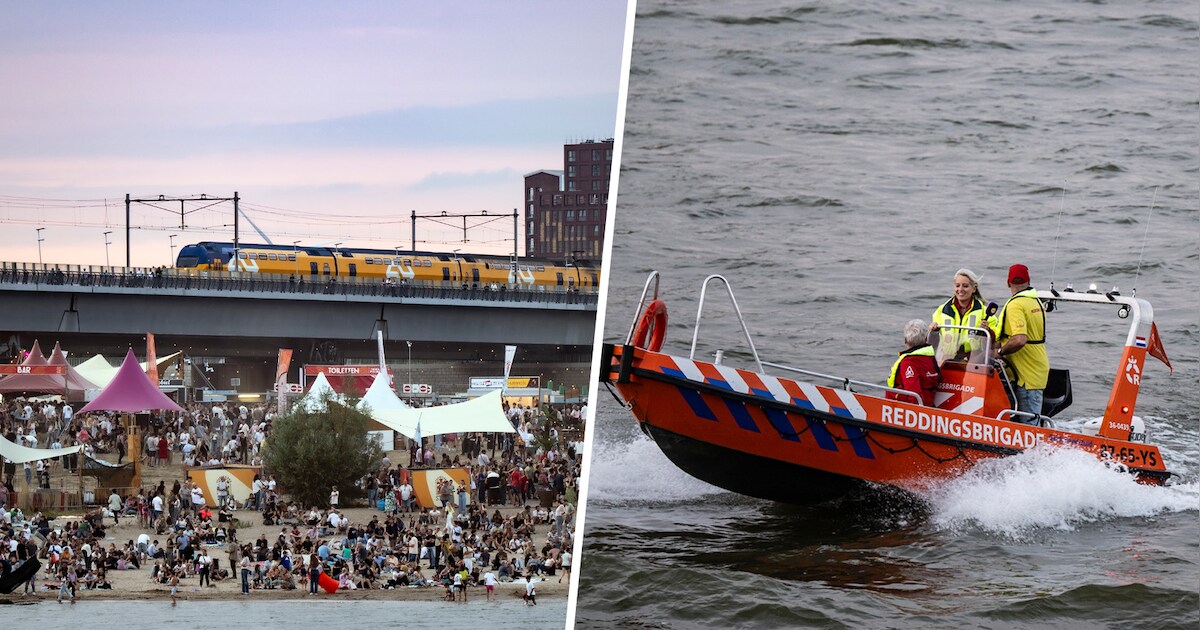 Naakt stel zwemt Waal over na Vierdaagsefeesten, niet veel later verschijnen de hulpdiensten